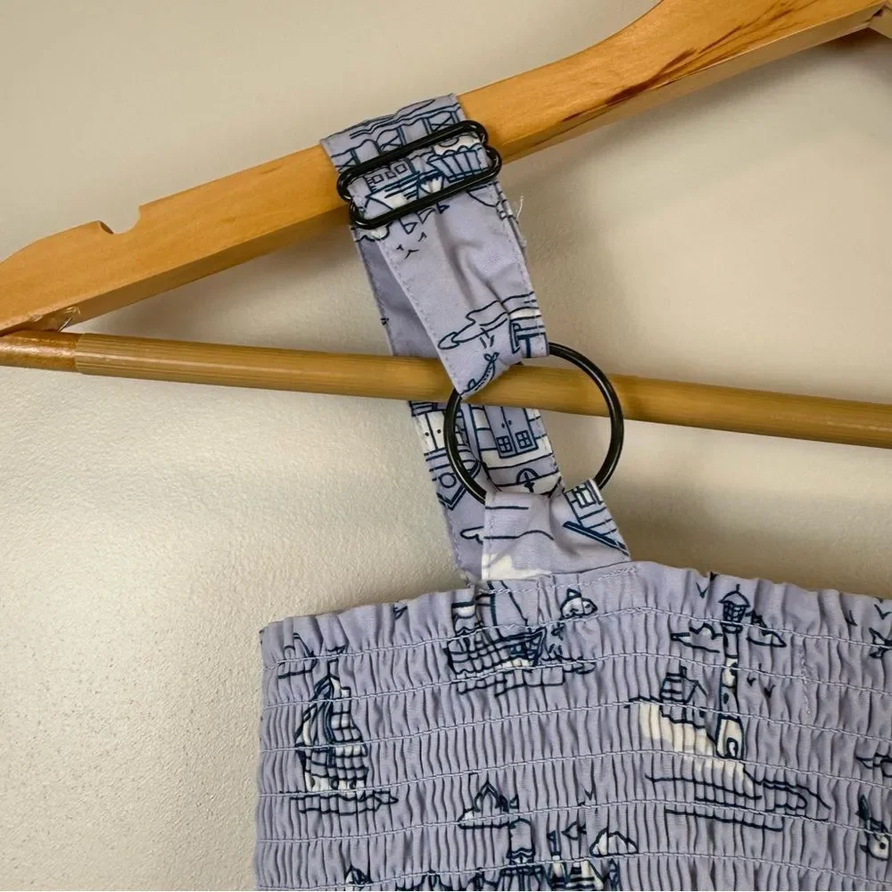 Matilda Jane Girl's Wonderful Parade Boardwalk Sailboats Dress Size 6 D1567